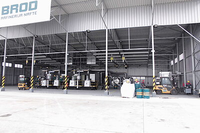 Außenansicht der Cooling & Packing Unit