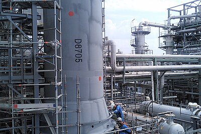 Reaktor der Entschwefelungsanlage