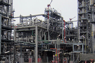 Außenansicht einer Butadienanlage